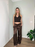 Pantalone Saten marrone