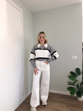 Jeans wide leg Bianco
