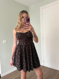 Abito flora mini black