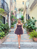 Abito flora mini black