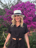Camicia con nodo nera